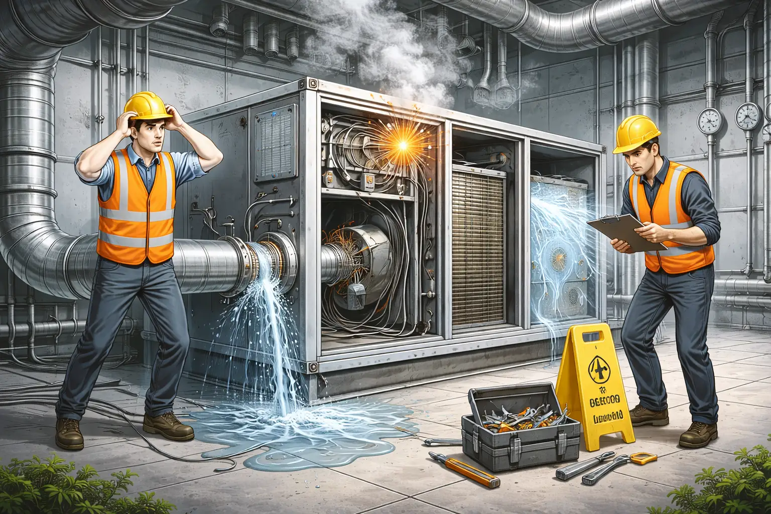 Kesalahan Instalasi AHU