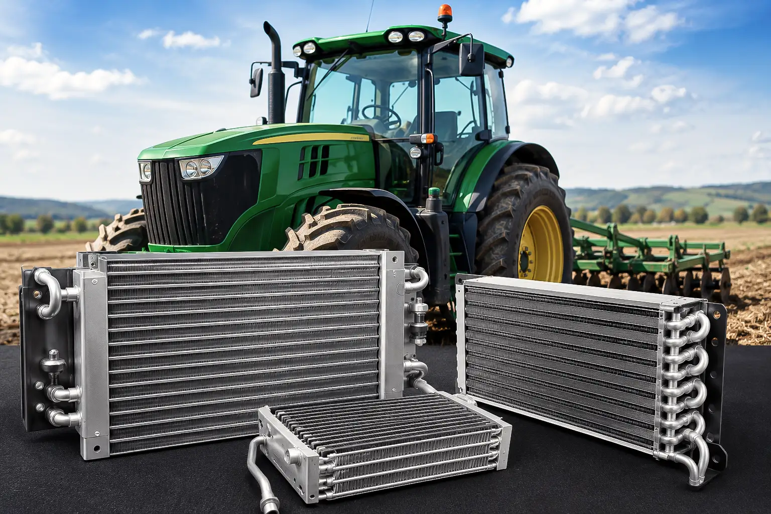 Aluminium Tube Coil Traktor